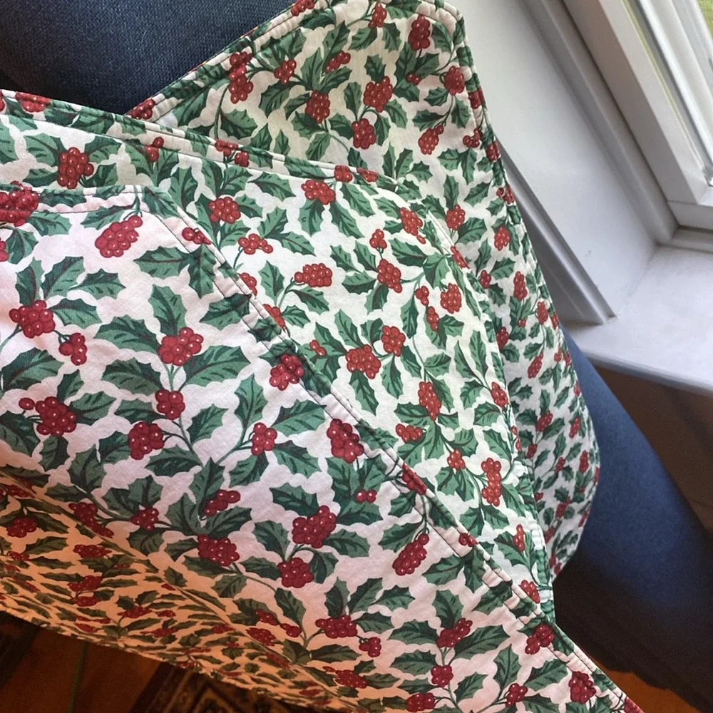 Three Longaberger Holly Placemats WITH FLAWS Holiday